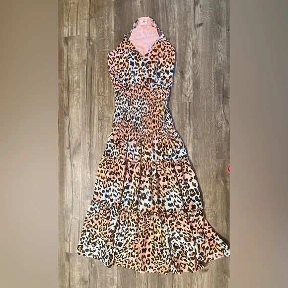 Chic‎ Leopard Print Maxi Dress - Picture 4 of 10